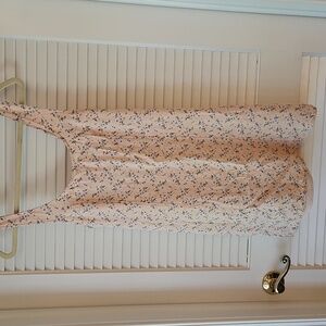 American Eagke 90s Y2k Ditzy Flower Mini Dress Pink Small